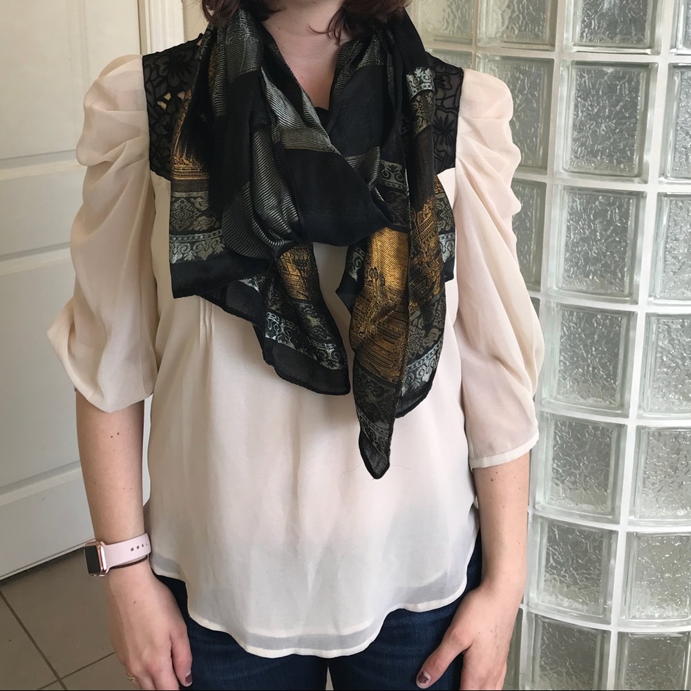 Authentic Egyptian Silk Scarf